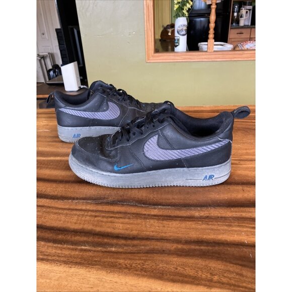 Nike Air Force 1 DR0155-003 Carbon Fiber Weave Men's Size 10 Sneakers - Picture 1 of 16